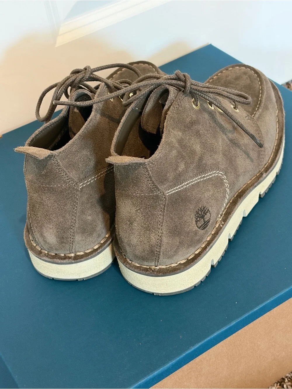 Timberland Men’s Brown Suede Chukka Ankle Boots Lace-Up Size 9.5 TB0A5YGY901